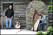 Tapestry Harp and Acoustic Guitar performing at The Harp Gathering